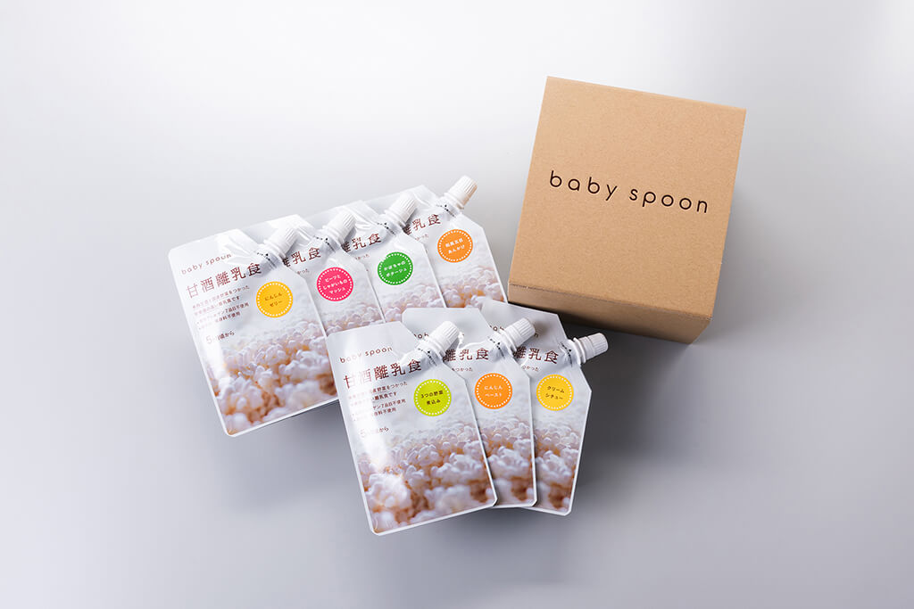 甘酒離乳食 baby spoon 80g×7種類セット